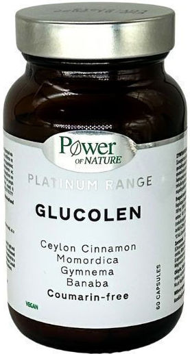 Power Health Platinum Range Glucolen Besondere Nahrungsergänzungsmittel 60 Kräuterkapseln
