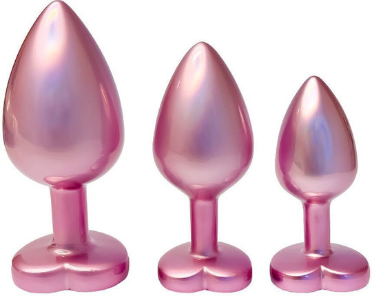 Dream Toys Gleaming Anale Plugs Elektrische Gitarren Rosa 3Stück