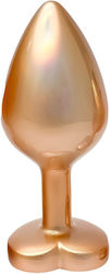 Dream Toys Gleaming Anal Plug Medium Gold 8.3cm