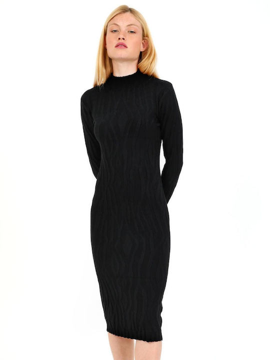 Doca Midi Dress Black