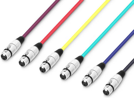 Adam Hall Cable XLR male - XLR female Μαύρο 0.5m