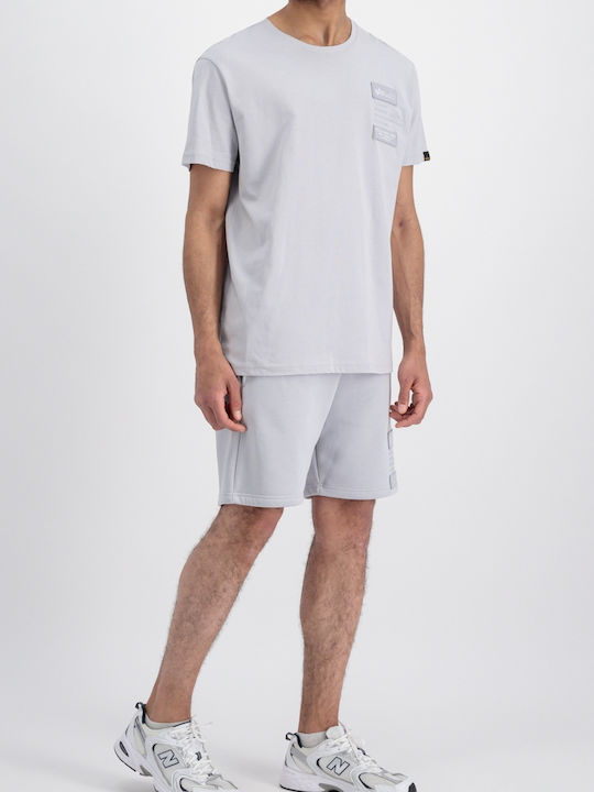 Alpha Industries Αθλητική Ανδρική Βερμούδα Gray