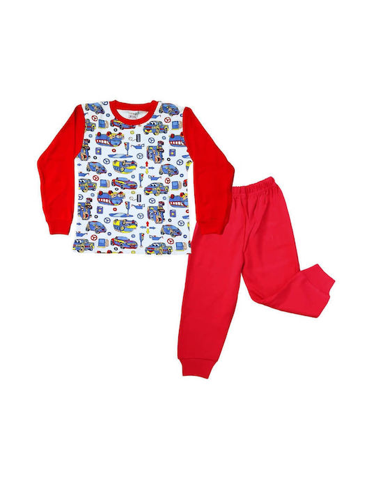 Esthisis Kids Pyjamas Winter Cotton red