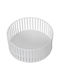 Alexandra House Living Fruit Bowl Metallic White 22x9cm