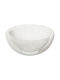 Alexandra House Living Fruit Bowl Metallic White 25x12cm