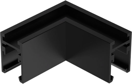 Aca Ράγα Στερέωσης για Φωτιστικά Μαύρη TMS90B