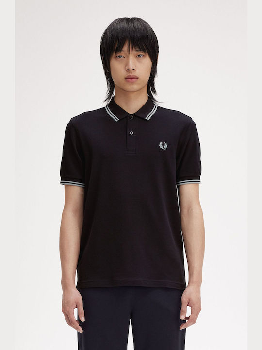 Fred Perry Shirt Herren Kurzarmshirt Polo Navy ...