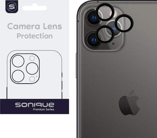 Sonique Протектор за камера Закалено стъкло Черен за iPhone 11 Pro, iPhone 11 Pro Max