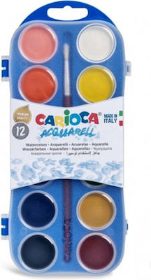 Carioca Aquarellfarbenset Bunte 12Stück