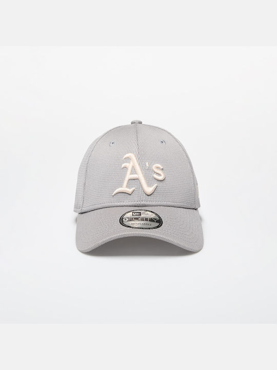 New Era Oakland Jockey Gray