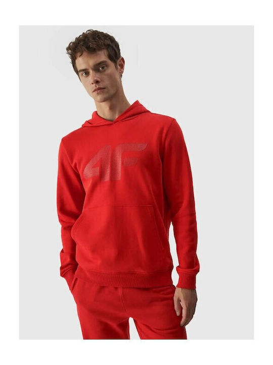 Sweatshirt mit Kapuze Rot