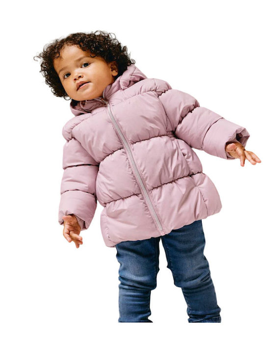 Kids' Casual Jacket with Hood Pink