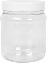 Round Jar Screw Lid 100/400 Transparent 1000ml