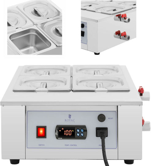 Încălzitor electric pentru sos de ciocolată 4 x 1,5 L 1500 W