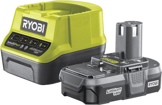 Ryobi Σετ Μπαταρίας Χωρητικότητας 1.3Ah 18V με Φορτιστή