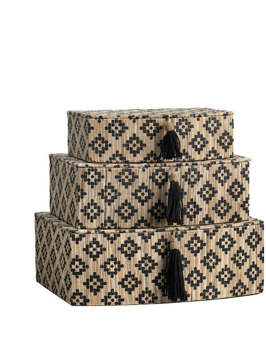 Romimex Decorative Boxes Set 3pcs