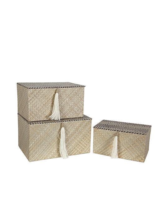 Romimex Decorative Boxes Set 3pcs