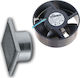 Mmotors 101- Ventilator Șemineu Perete 18W cu Diametru F100mm Maro