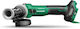 Hikoki G3613DVEW4Z Τροχός 125mm Μπαταρίας Brushless με Ρύθμιση Στροφών 36V Solo