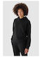 Women's Sweatshirt Hooded Black