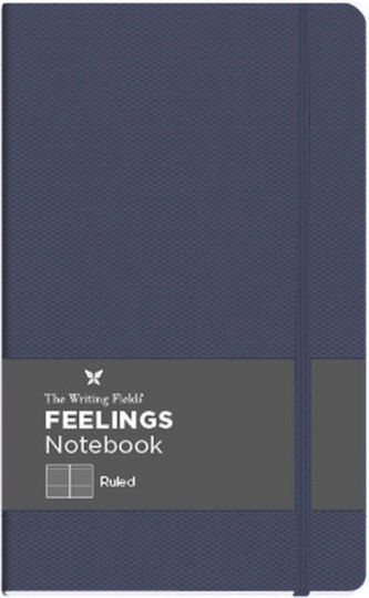 The Writing Fields Notebook Ruled Blue