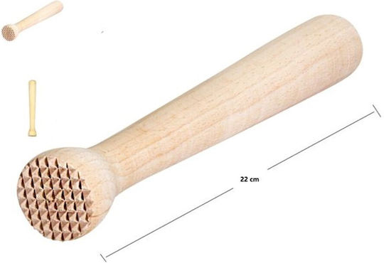 Wooden Manual Garlic Press 22cm