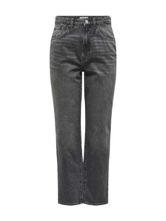 Only Women's Jean Trousers Gray