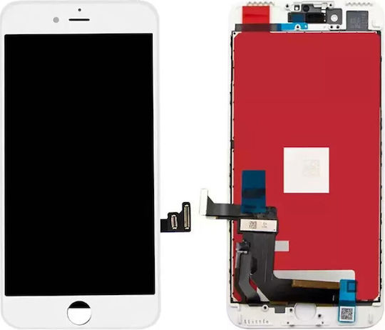 Οθόνη Lcd + mit Touch-Mechanismus für iPhone 7 (Weiß)