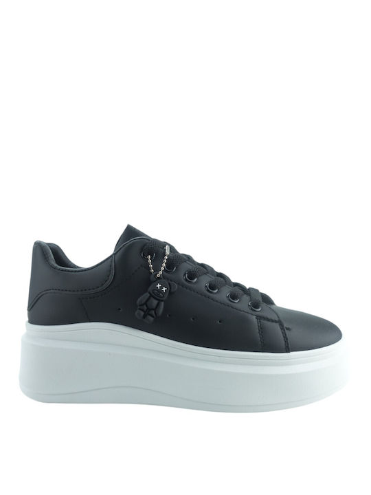 Plato Damen Sneakers Schwarz