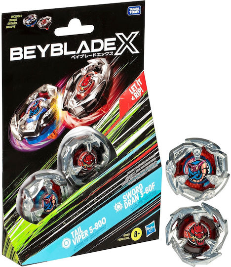 Hasbro Beyblade – Bbx Bey Bbx Tail Viper Sword Dran (Various Designs/Assortment of Designs) 1pc
