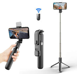 Techsuit Selfie Stick με Bluetooth Μαύρο Techsuit Selfie Stick με Bluetooth Μαύρο