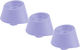 Capete 3 buc Liliac