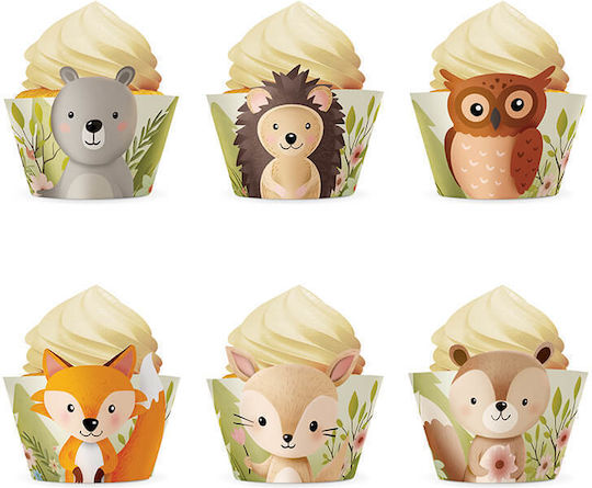 Party Pal Backförmchen für Cupcakes für Party 6 Stück