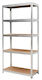 Awtools 5-Regal-Boden 180x90x40 Tragfähigkeit 200kg 4,0mm Stecksystem Schnelle Montage