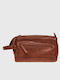 Toiletry Bag in Brown color