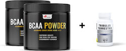Bcaa 1+1 + Free Tribulus Terrestris Dietary Supplement Intended for Muscle Growth Performance Recovery Exercise