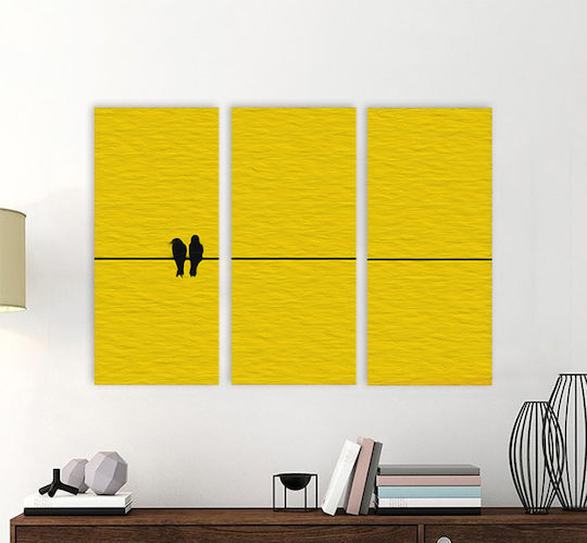I-gallery Τρίπτυχος Πίνακας σε Καμβά 130x130cm