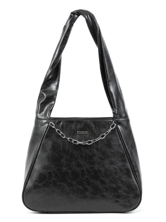 Doca Damen Tasche Schulter Schwarz