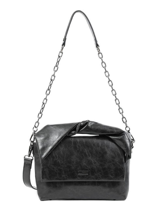 Doca Damen Tasche Schulter Schwarz