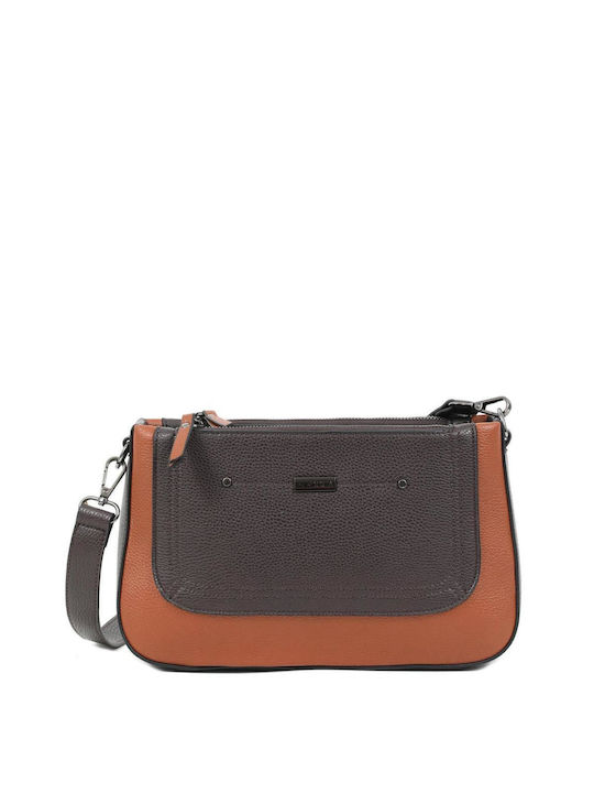 Doca Damen Tasche Crossbody Braun