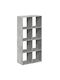 Bookcase Grey 69.5x29x137.5cm