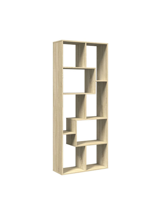 Bookcase Coffee 67x25x161.5cm