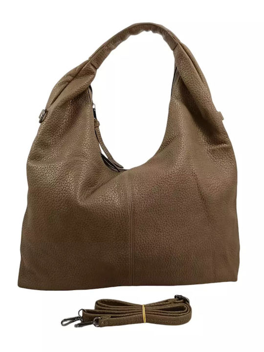 Damen Tasche Schulter Braun