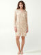 Vamp Winter Women's Nightdress Beige