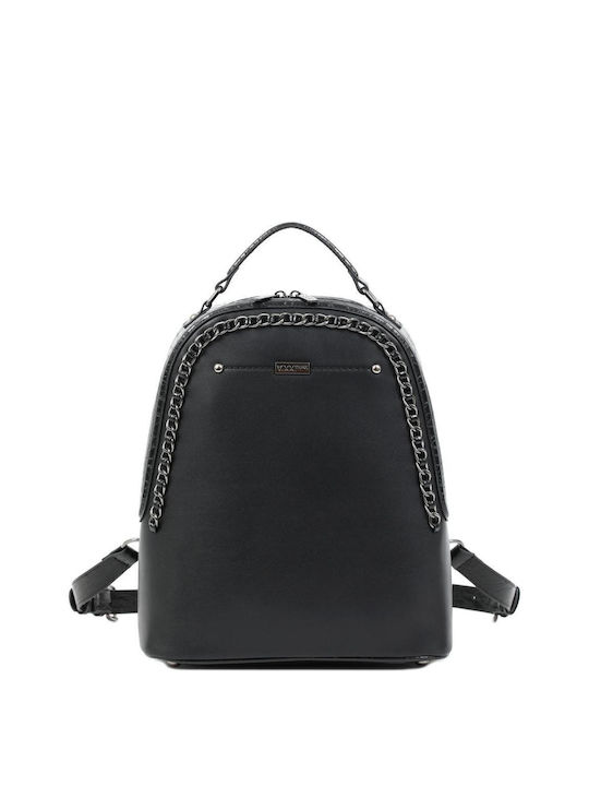 Doca Damen Tasche Rucksack Schwarz