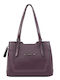 Doca Damen Tasche Schulter Lila