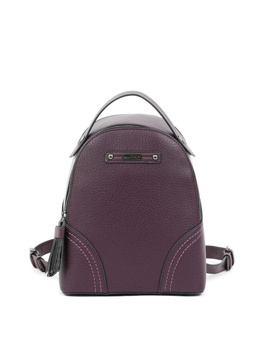 Doca Damen Tasche Rucksack Lila