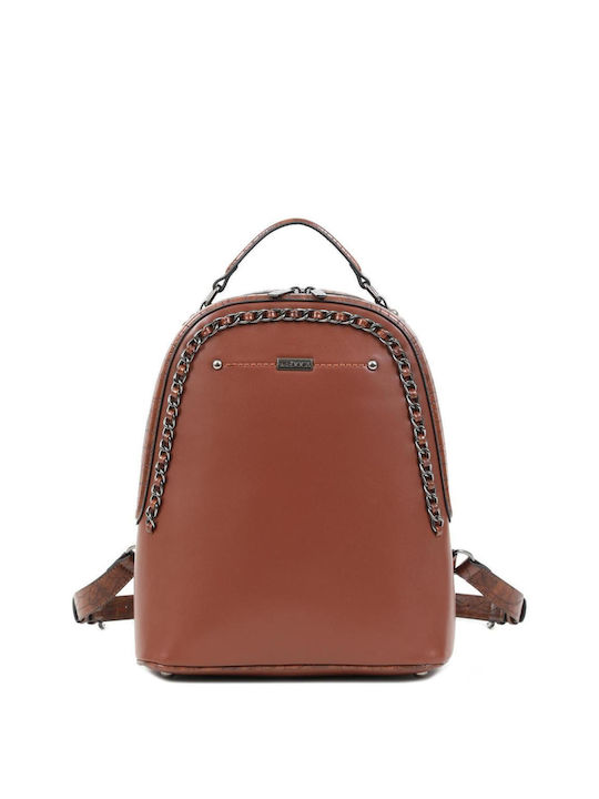 Doca Damen Tasche Rucksack Braun