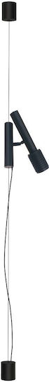 Viokef Martin Martin Floor Lamp H500xW60cm. with Socket for Bulb GU10 Black
