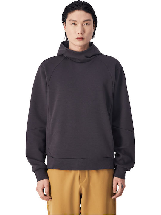 Sweatshirt with Hood Grey